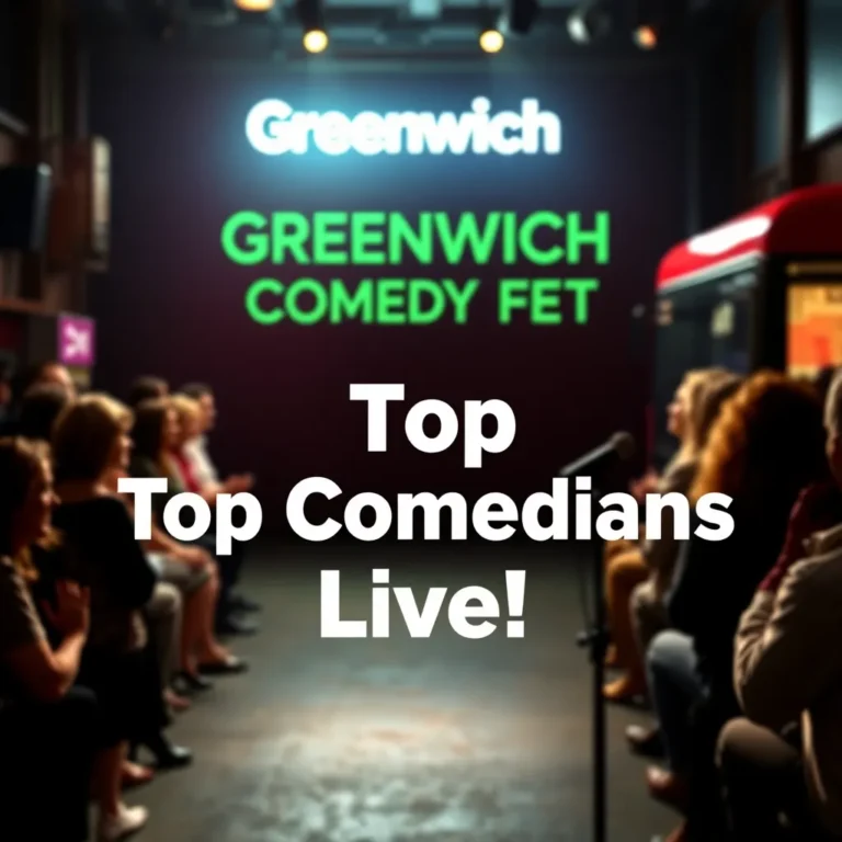 Greenwich Comedy Fest: Top Comedians Live!