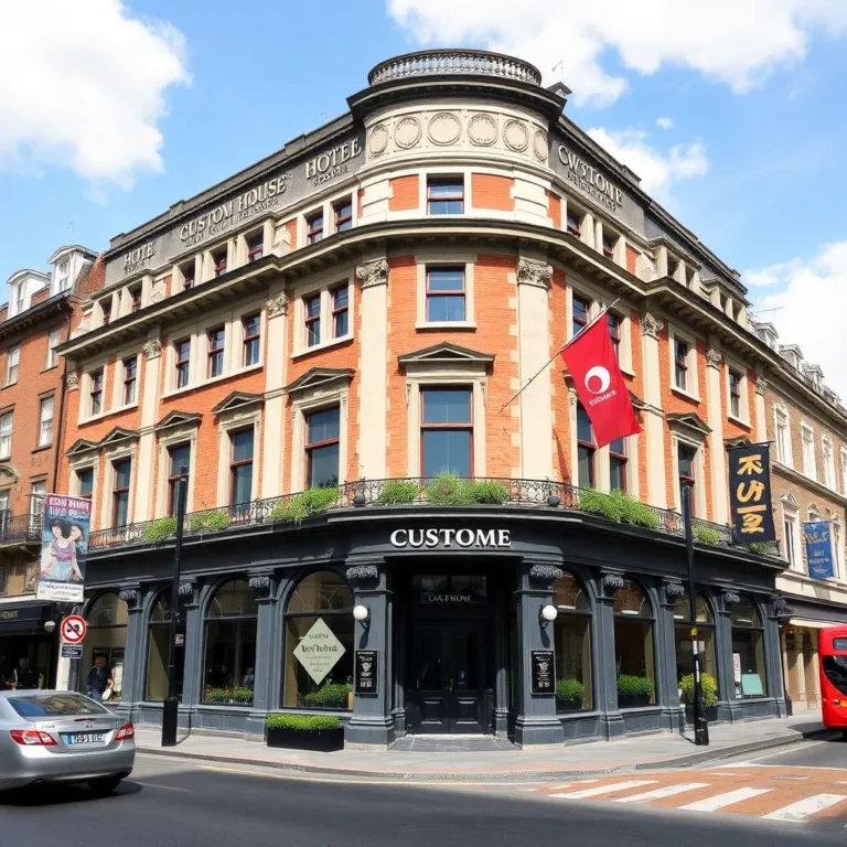 Custom House Revival: Historic London Building Becomes Hotel and Public Venue