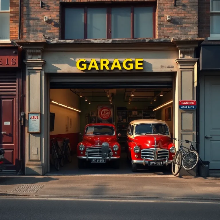 London's Vintage Garages: A Photographic Journey