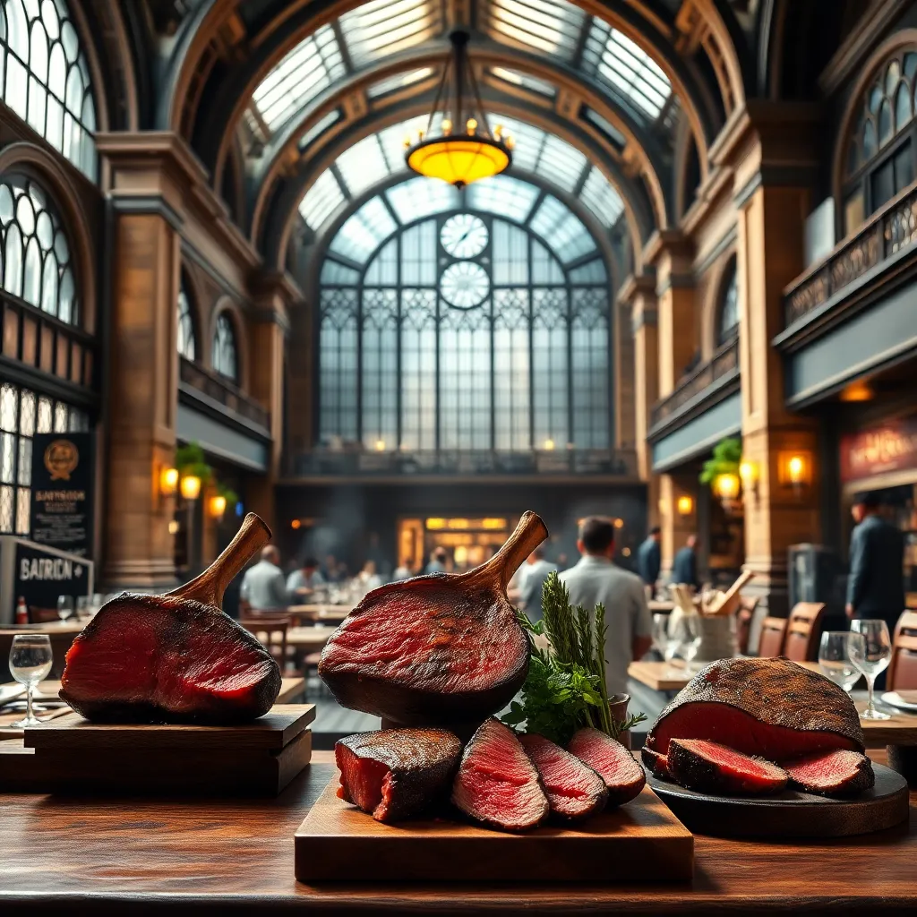 Hawksmoor St Pancras: Steaks in a Grand Victorian Setting