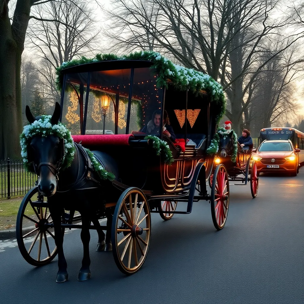 Richmond Park's Enchanting Christmas Carriage Rides