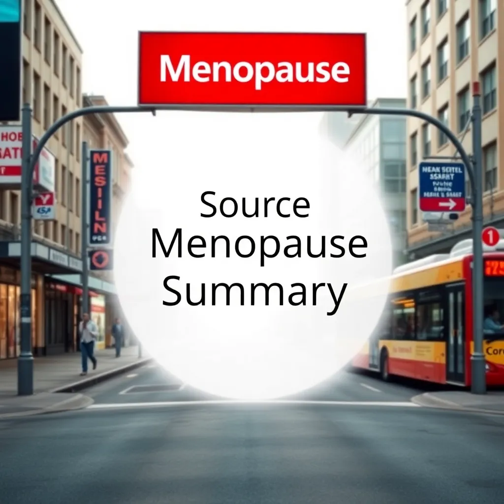 Source Text Limitation for Menopause Summary