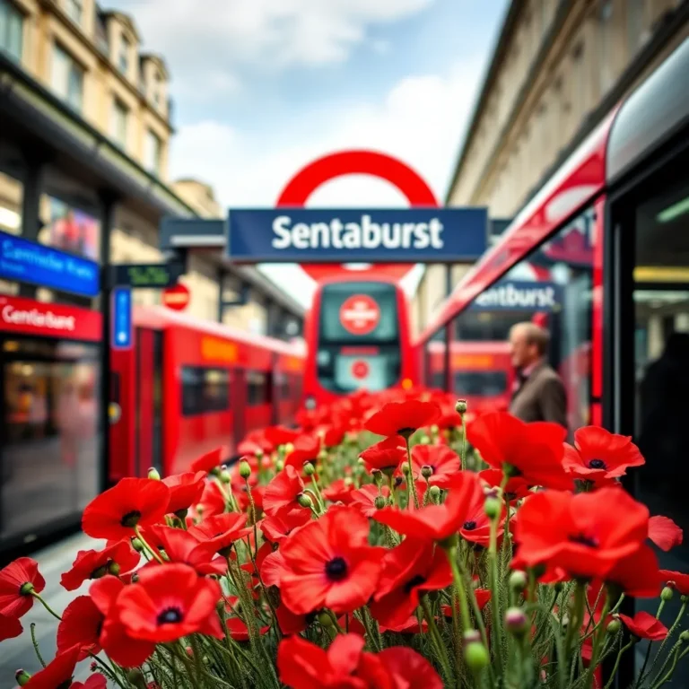 TfL Remembers: Poppies Adorn London's Transport Network