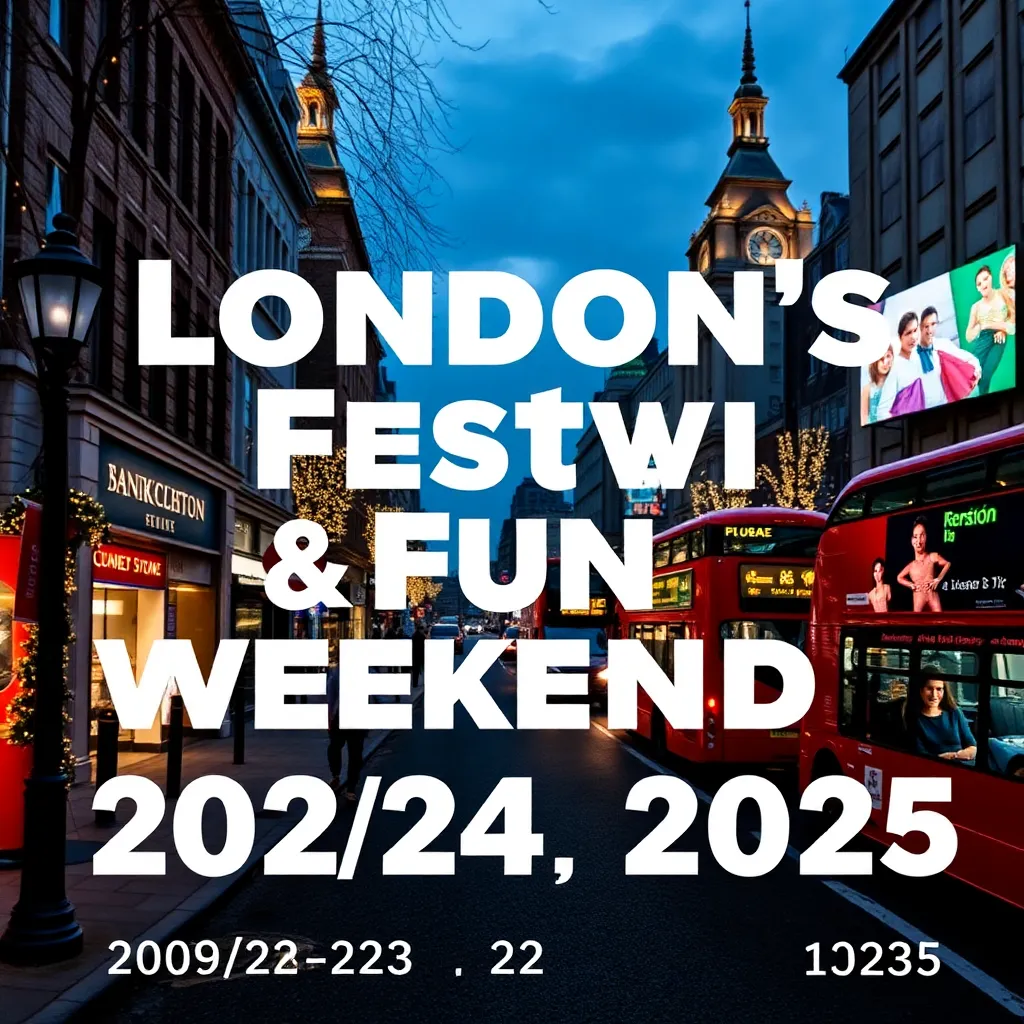 London's Festive & Fun Weekend: Dec 20-21, 2025 Events Guide