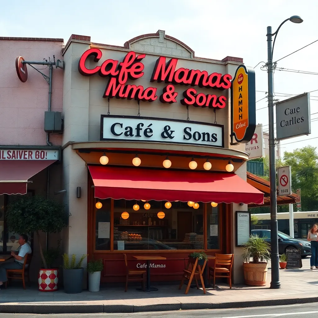 Café Mama & Sons: A Post's Announcement, Not Its Content