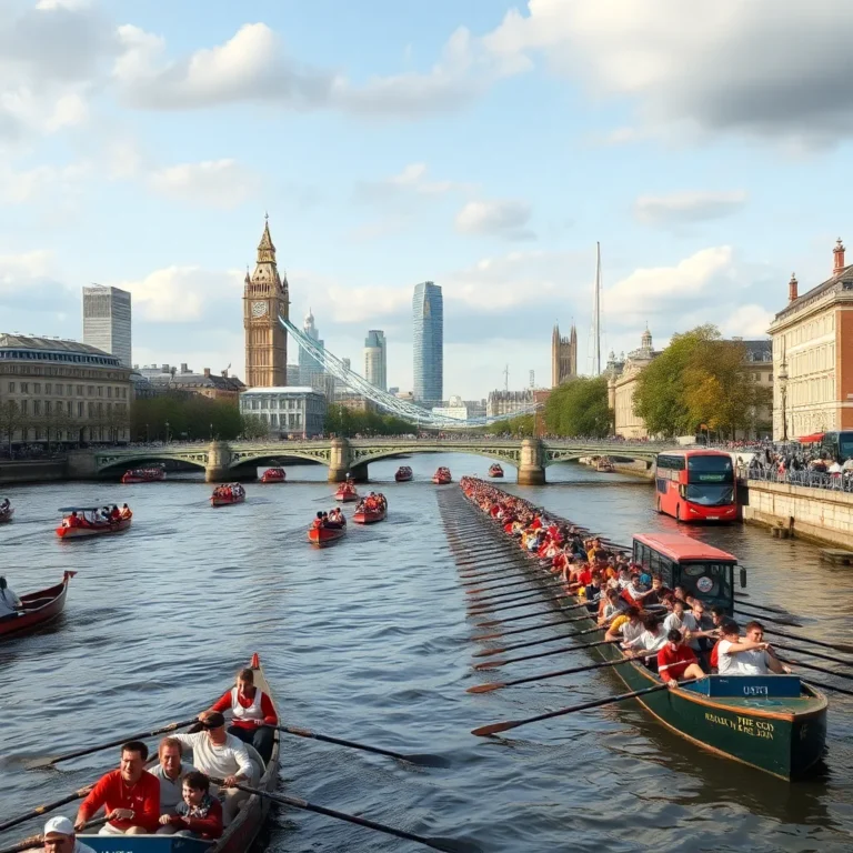 Head of the River Race: Thames Spectacle Before the Boat Race