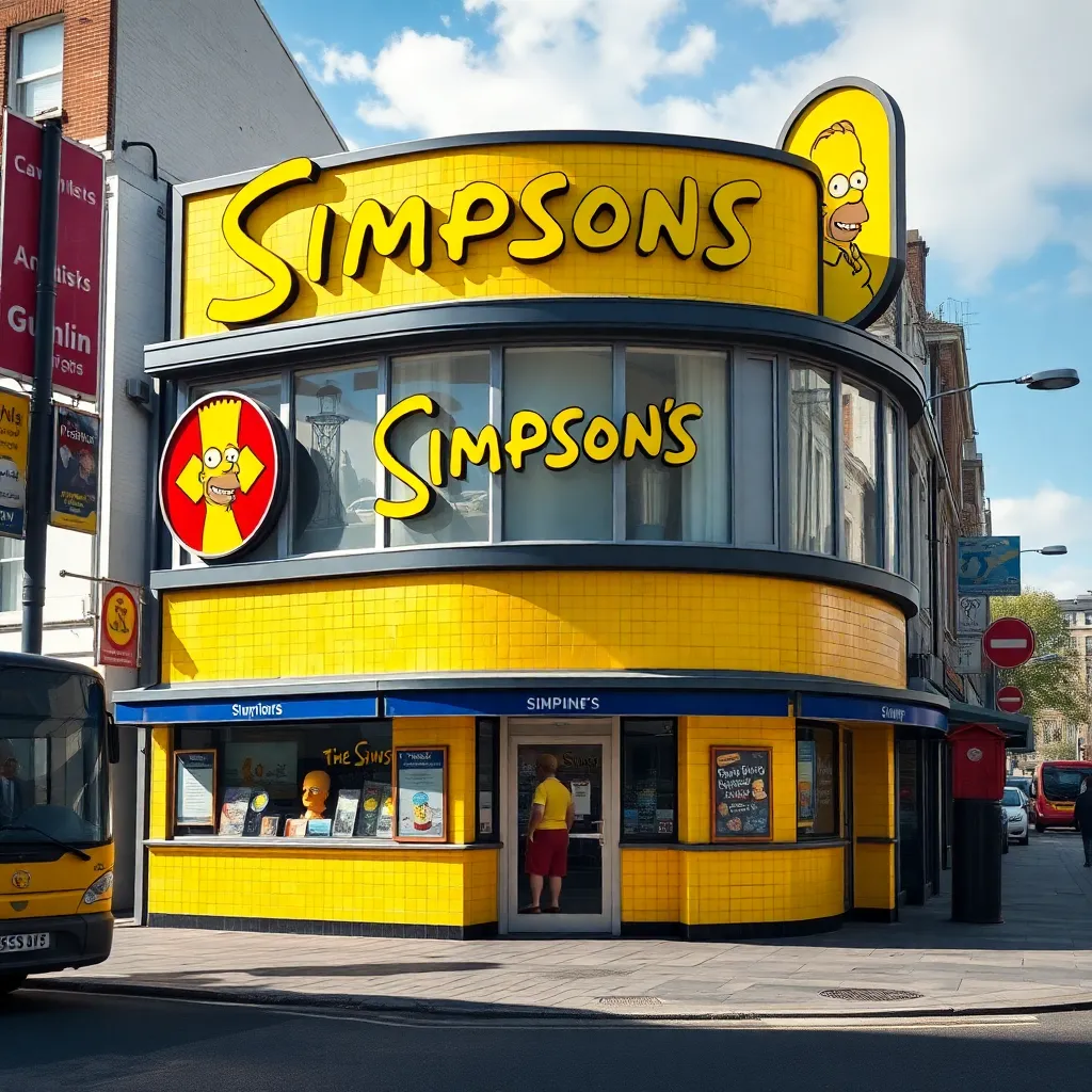 Iconic Simpsons In The Strand Relaunches March 9th