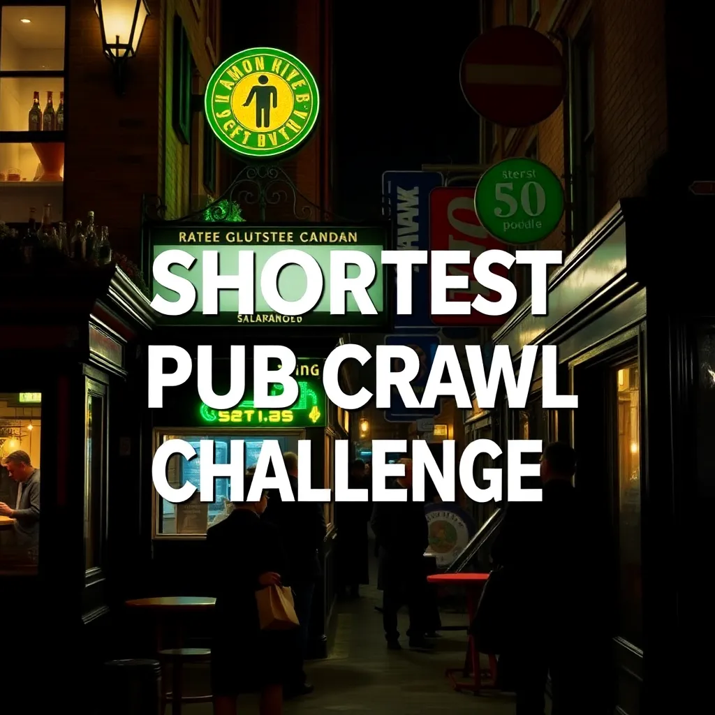 London's Shortest Pub Crawl Challenge Revealed