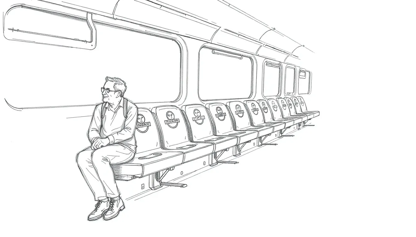 HOUNSLOW COMMUTERS & LONDON'S SECRET TUBE SEAT DESIGNS
