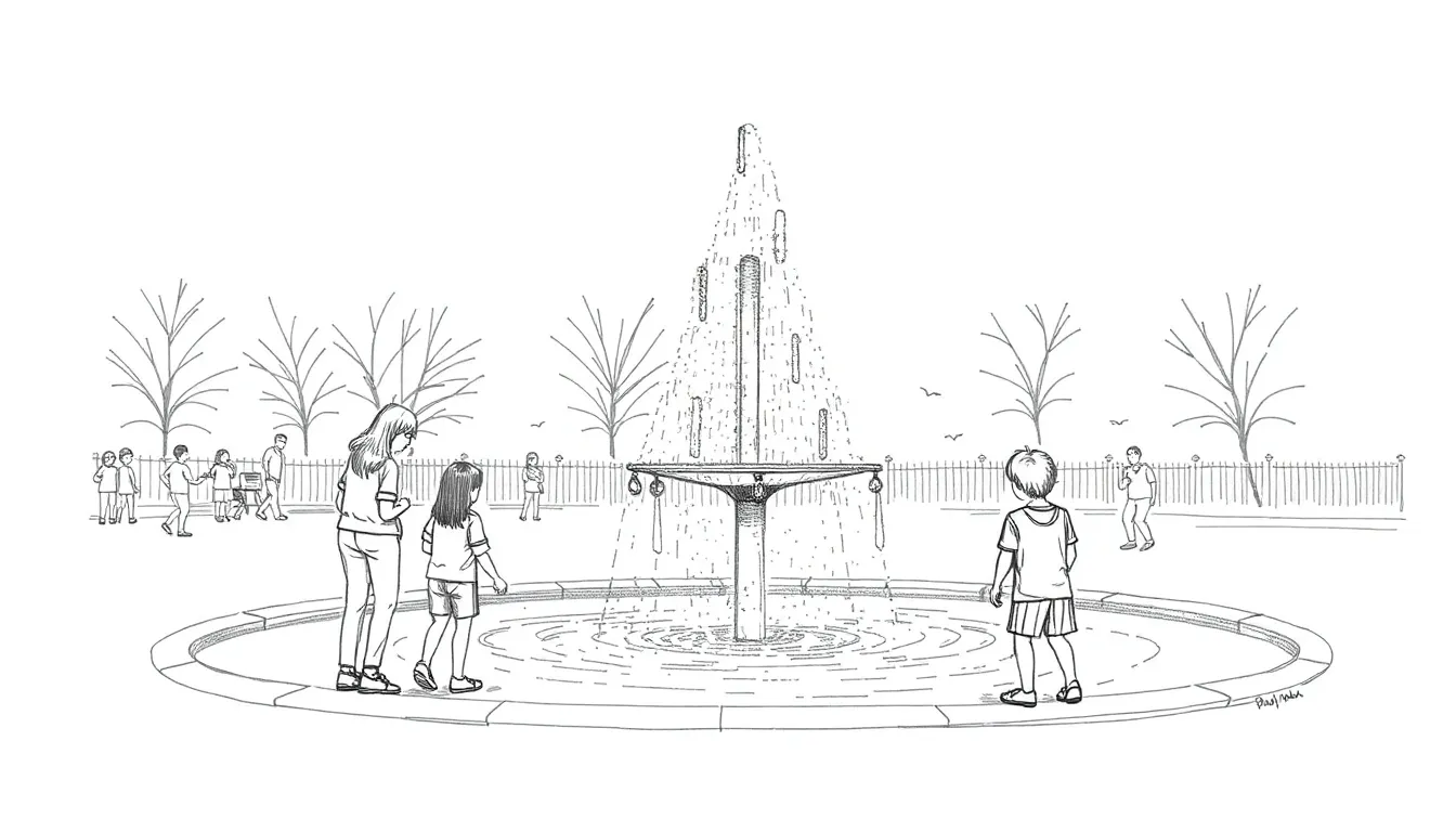 HOUNSLOW FAMILIES FIND REFRESHING ESCAPE IN LONDON'S PLAY FOUNTAINS