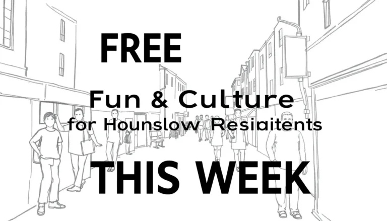 FREE LONDON EVENTS: FUN & CULTURE FOR HOUNSLOW RESIDENTS THIS WEEK