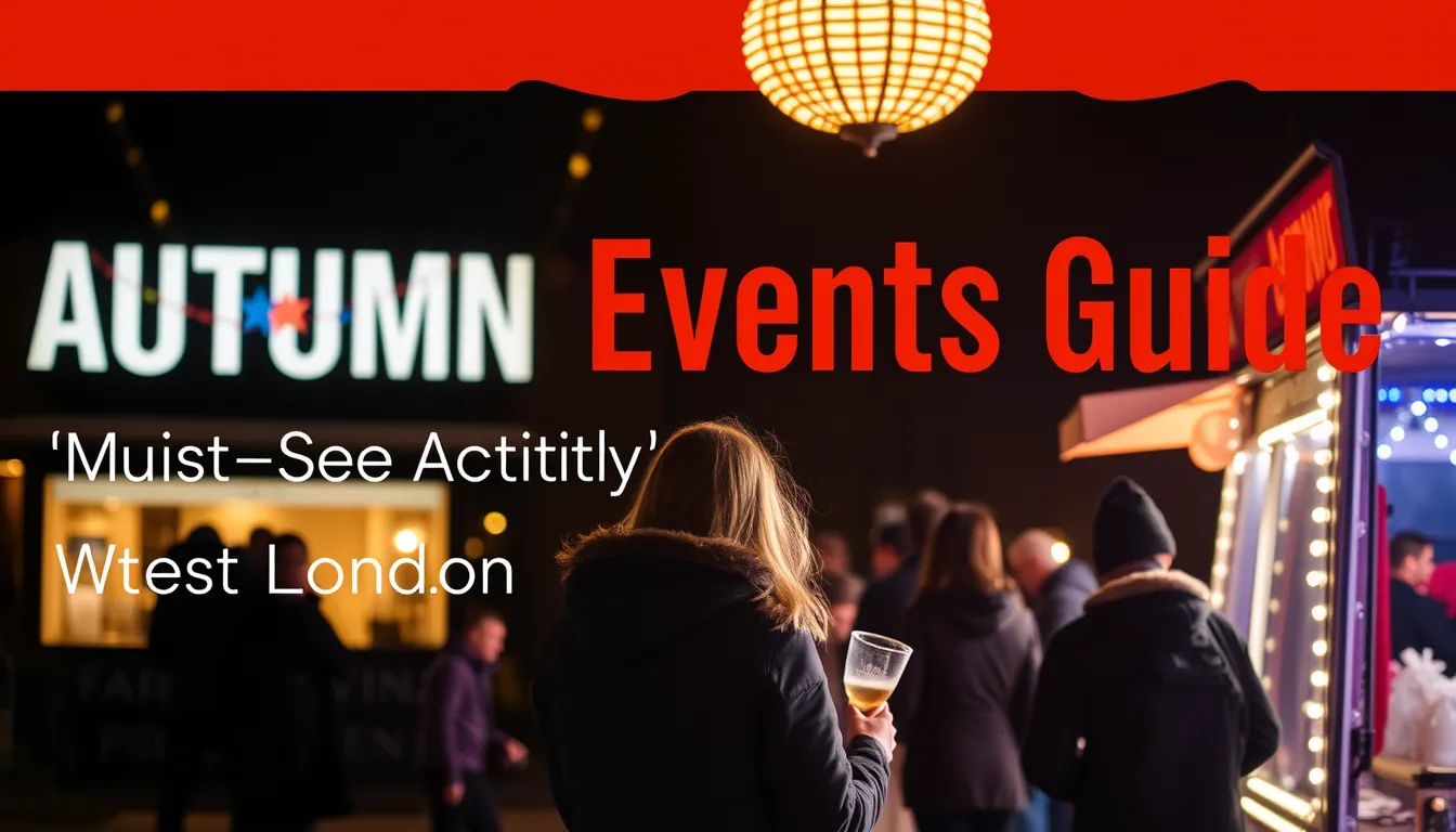 AUTUMN EVENTS GUIDE: MUST-SEE ACTIVITIES ACROSS WEST LONDON