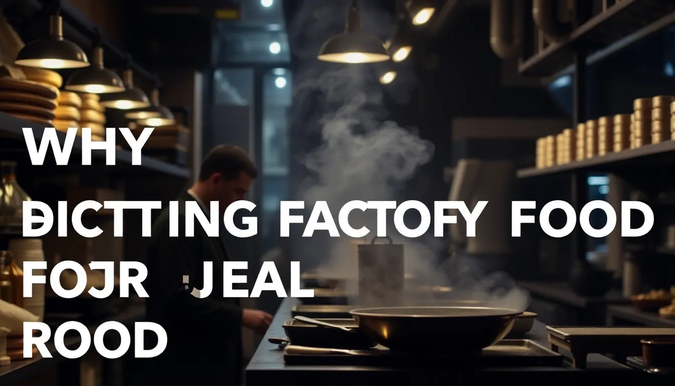 WHY LONDON'S DITCHING FACTORY FOOD FOR REAL COOKING