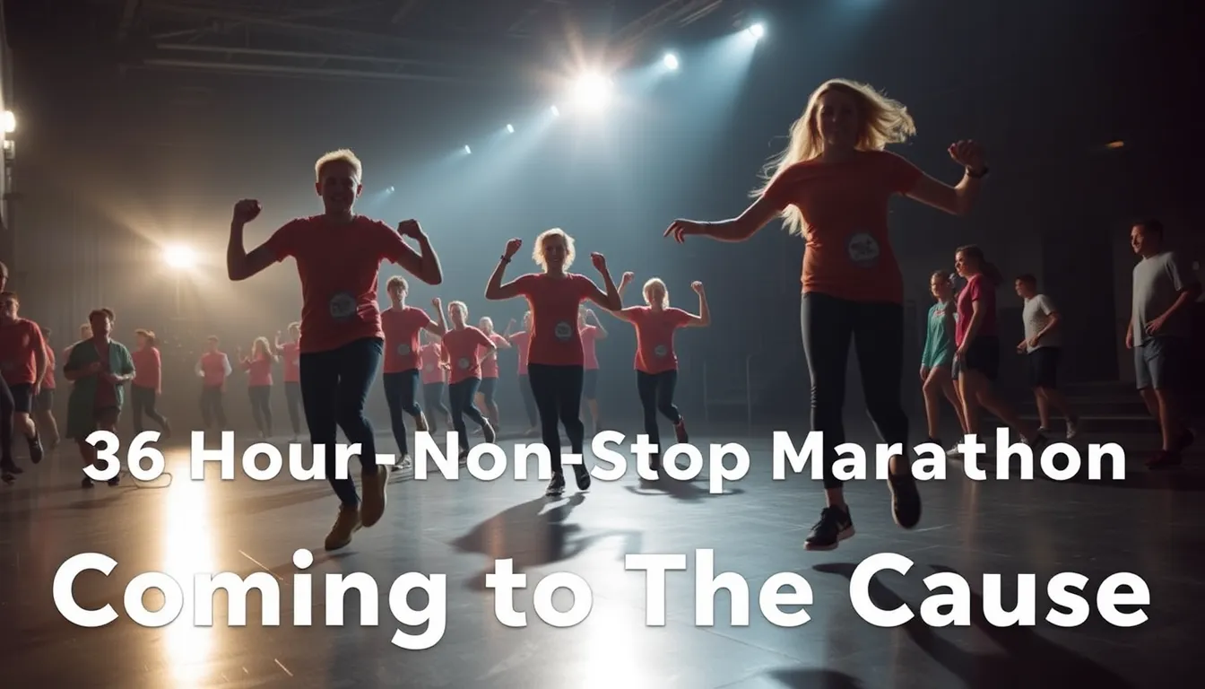 36-HOUR NON-STOP DANCE MARATHON COMING TO THE CAUSE