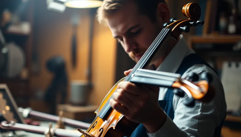 LONDON’S MASTER VIOLIN RESTORERS GIVE INSTRUMENTS NEW LIFE