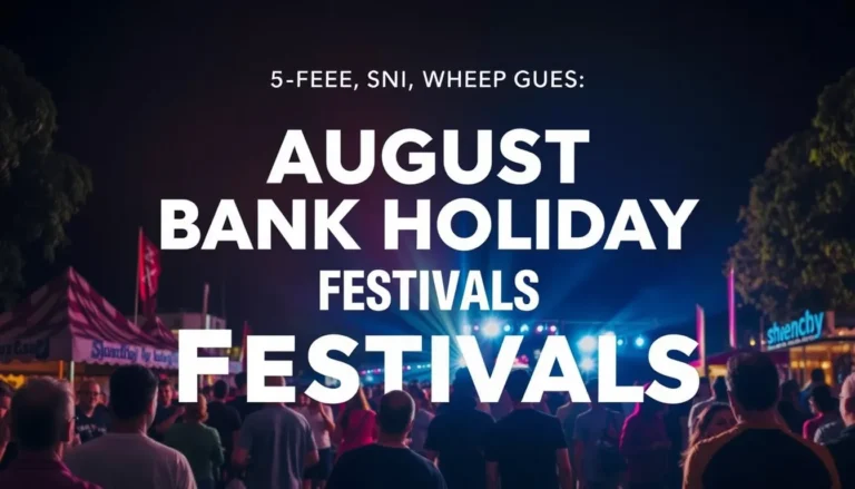 WEST LONDON EVENTS GUIDE: AUGUST BANK HOLIDAY FESTIVALS
