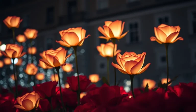 30,000 GLOWING ROSES LIGHT UP CHELSEA THIS CHRISTMAS