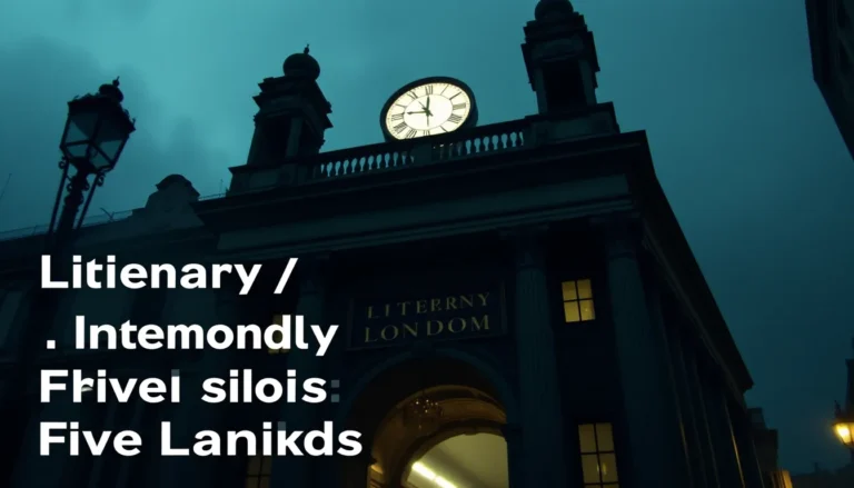 LITERARY LONDON'S GHOSTLY LEGACY: FIVE HAUNTED LANDMARKS