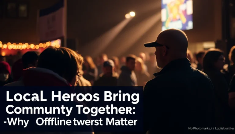 LOCAL HEROES BRING COMMUNITY TOGETHER: WHY OFFLINE EVENTS MATTER