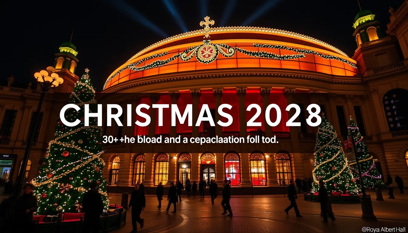 ROYAL ALBERT HALL CHRISTMAS 2026: YOUR COMPLETE GUIDE TO 30+ FESTIVE EVENTS